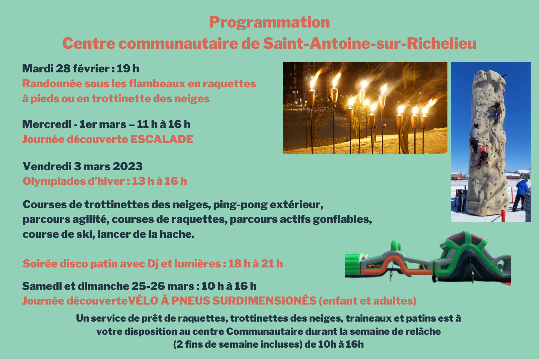 Plaisirs Plein air SaintAntoinesurRichelieu Je Clic Loisir en